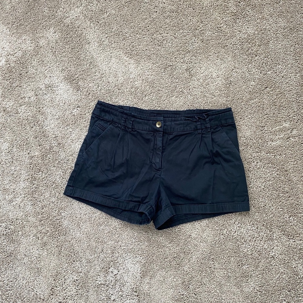 H&M Black Pleated Shorts 10